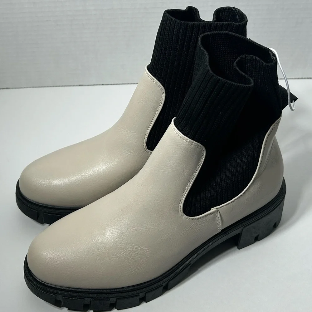 London Rag Faux Leather Boots  Size 9 - Picture 3 of 8